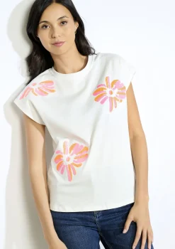 LolaLiza T-shirt met paillettenprint- Tops En T-Shirts