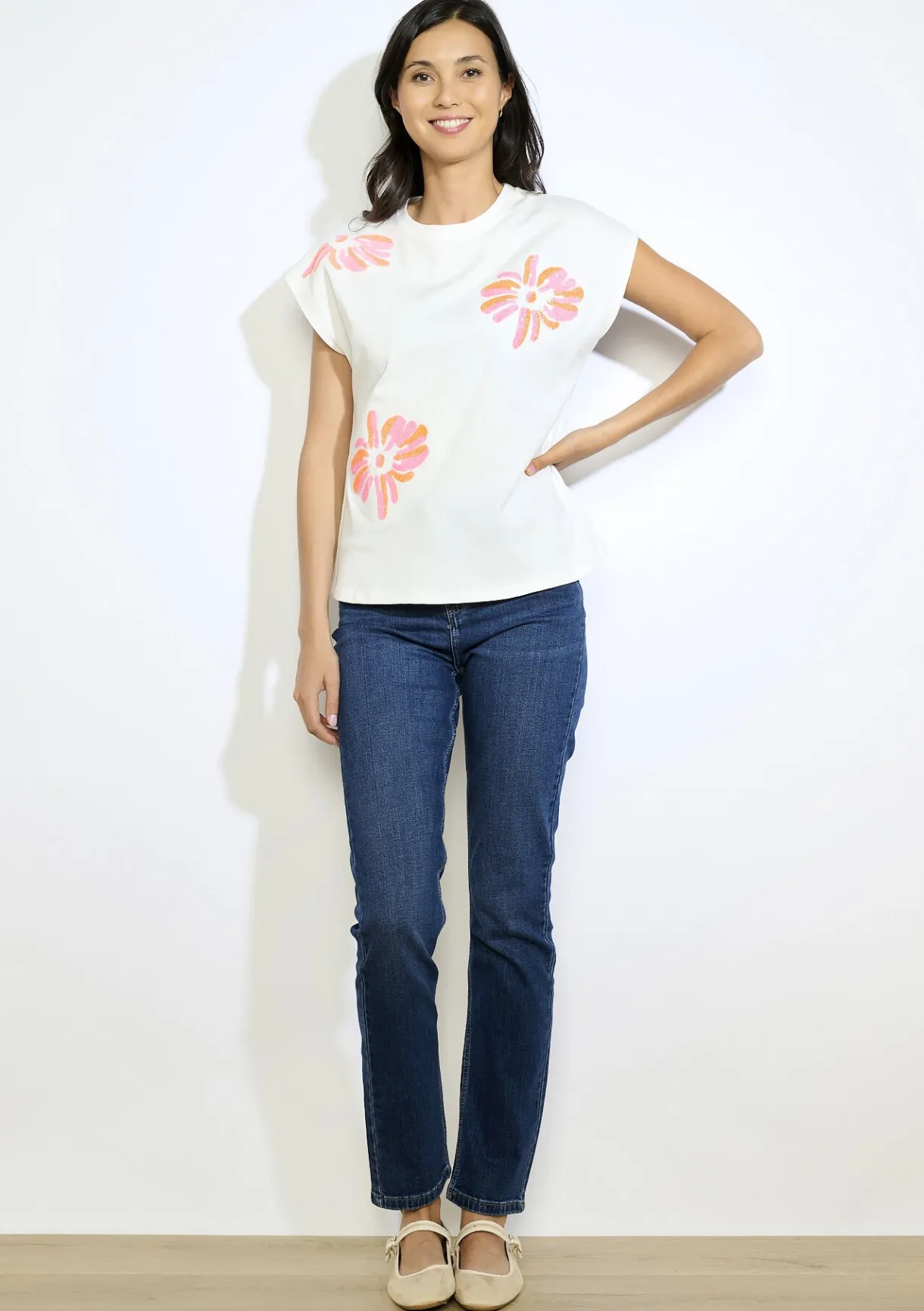 LolaLiza T-shirt met paillettenprint- Tops En T-Shirts