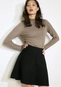 LolaLiza Uitlopende gebreide rok- Rokken