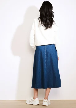 LolaLiza Uitlopende midi-jeansrok- Rokken