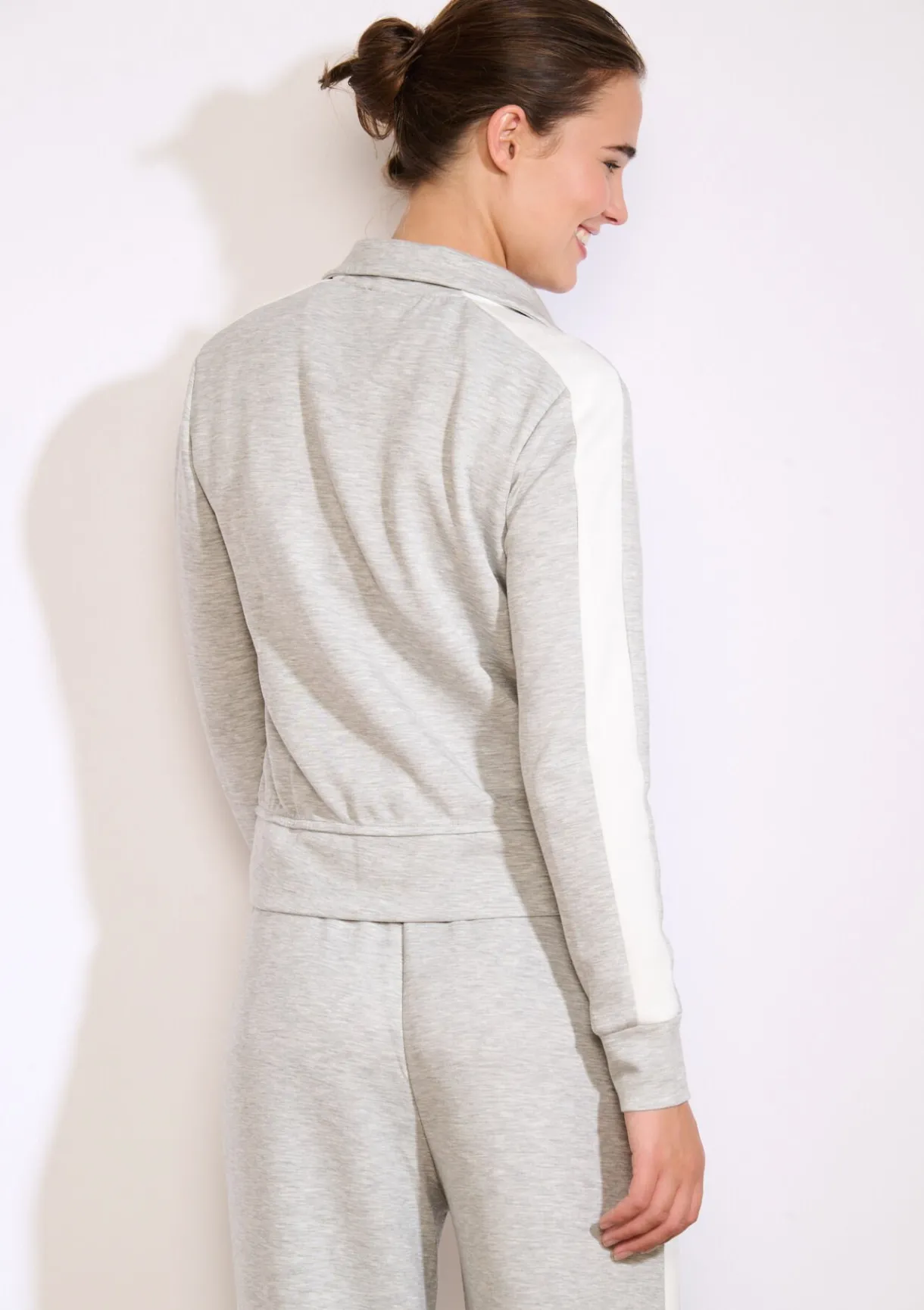 LolaLiza Vest met contrasterende strepen- Sweats|Loungewear