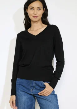 LolaLiza V-hals trui met knoopjes- Truien En Cardigans