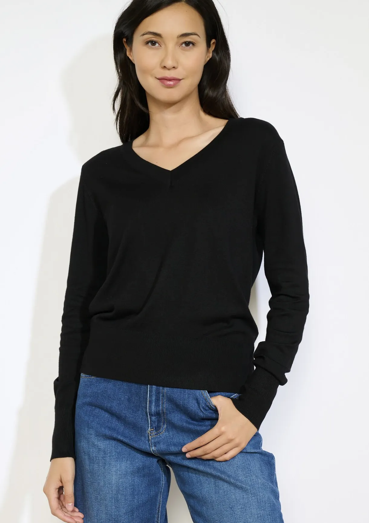 LolaLiza V-hals trui met knoopjes- Truien En Cardigans