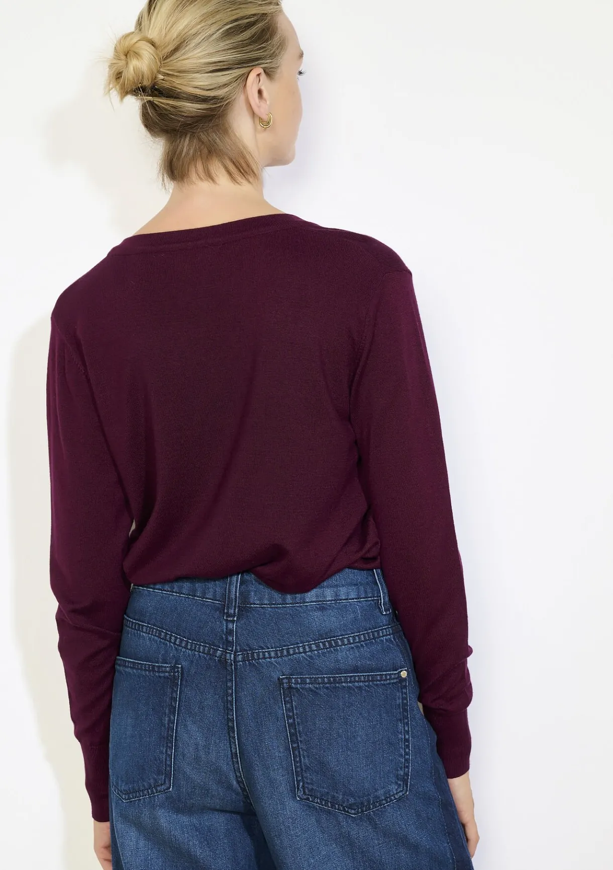 LolaLiza V-hals trui met knoopjes- Truien En Cardigans