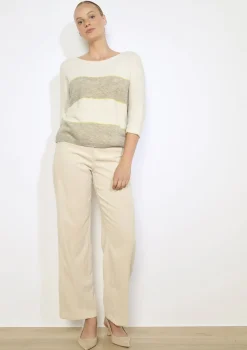 LolaLiza Vleermuismouwen gestreepte trui- Truien En Cardigans