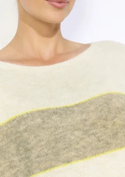 LolaLiza Vleermuismouwen gestreepte trui- Truien En Cardigans