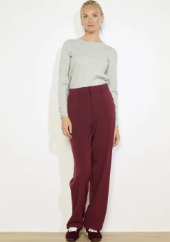 LolaLiza Vloeiende broek met hoge taille- Broeken