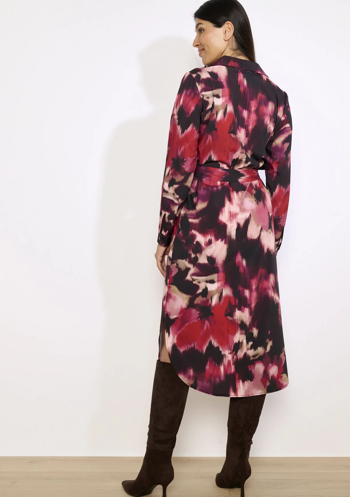 LolaLiza Vloeiende overhemdjurk- Jurken