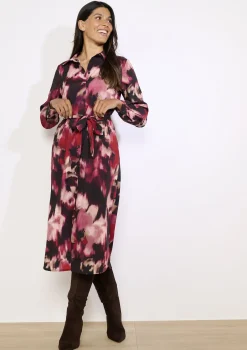 LolaLiza Vloeiende overhemdjurk- Jurken