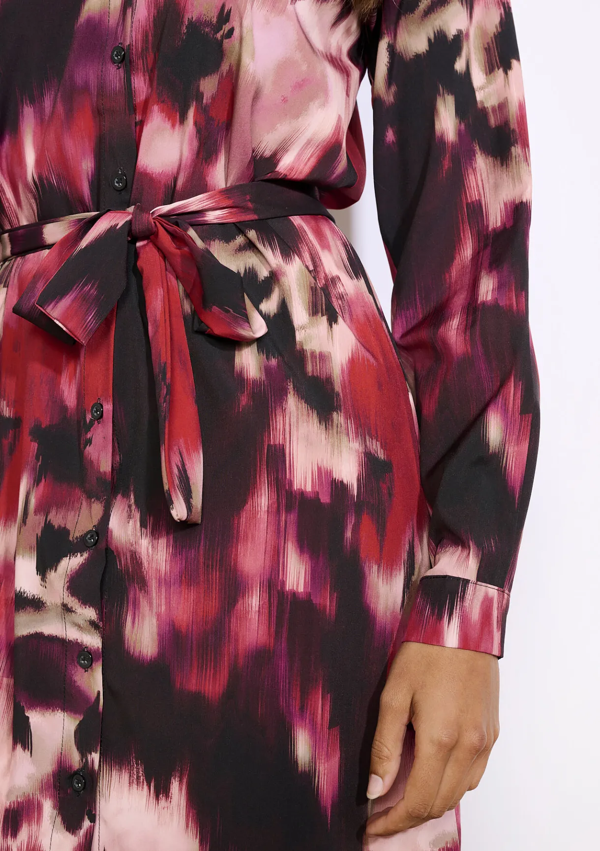 LolaLiza Vloeiende overhemdjurk- Jurken