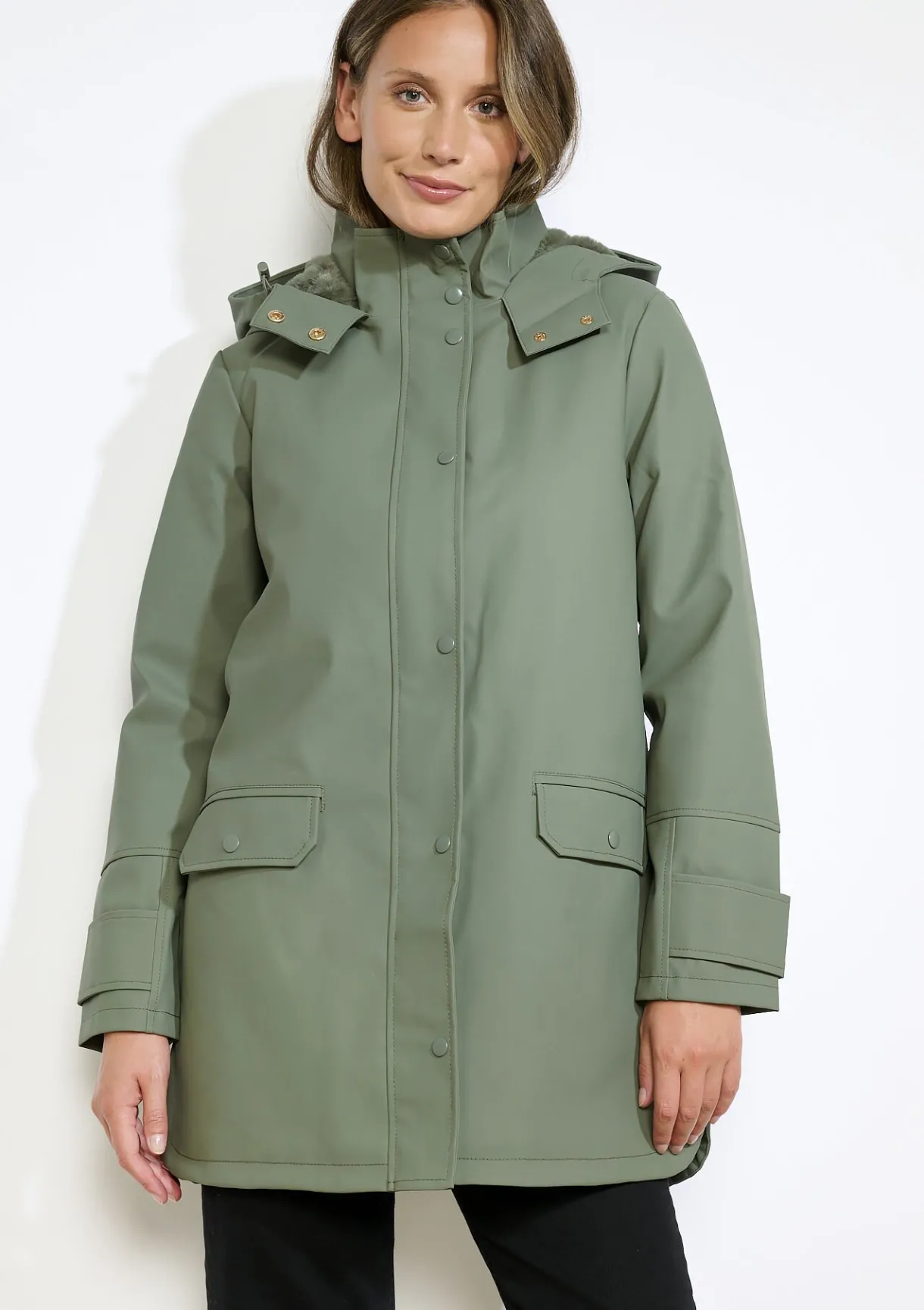 LolaLiza Waterdichte parka met kap- Mantels En Jassen