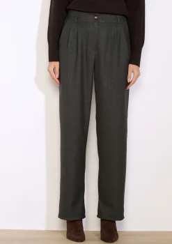 LolaLiza Wide-leg broek met plooien- Broeken