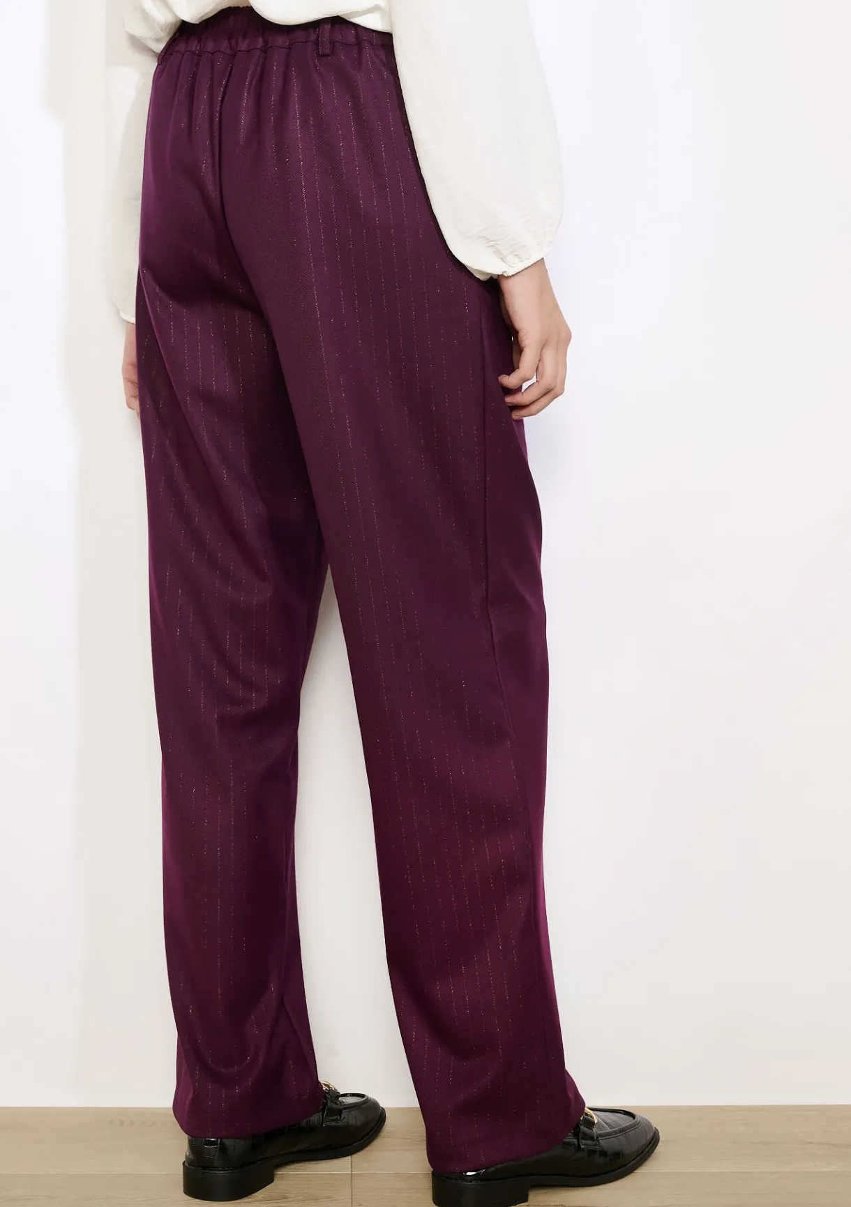 LolaLiza Wide-leg broek met plooien- Broeken