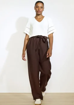 LolaLiza Wijde broek- Broeken