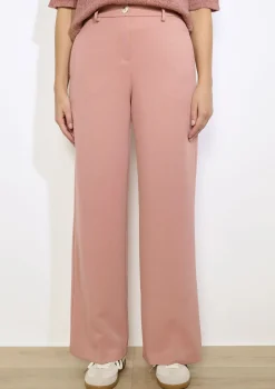 LolaLiza Wijde broek in twill- Broeken