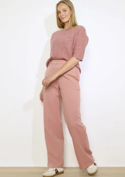 LolaLiza Wijde broek in twill- Broeken