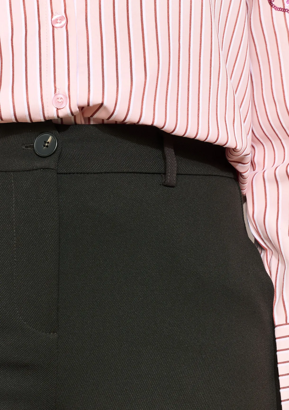 LolaLiza Wijde broek in twill- Broeken