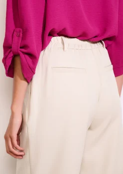 LolaLiza Wijde broek in twill- Broeken