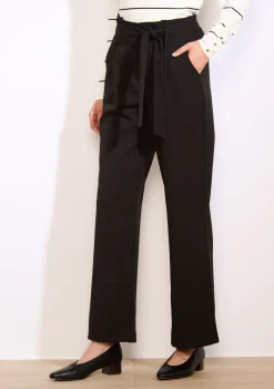 LolaLiza Wijde broek met ceintuur- Broeken