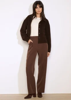 LolaLiza Wijde broek met ceintuur- Broeken