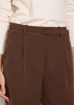 LolaLiza Wijde broek met ceintuur- Broeken