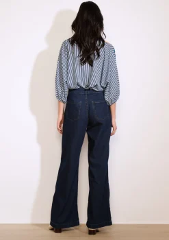 LolaLiza Wijde jeans met hoge taille- Jeans