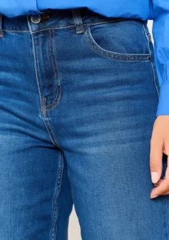 LolaLiza Wijde jeans met hoge taille- Jeans