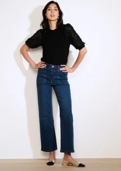 LolaLiza Wijde jeans met zakdetails- Jeans