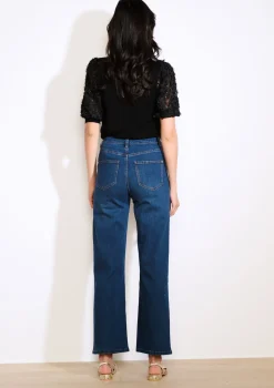 LolaLiza Wijde jeans met zakdetails- Jeans