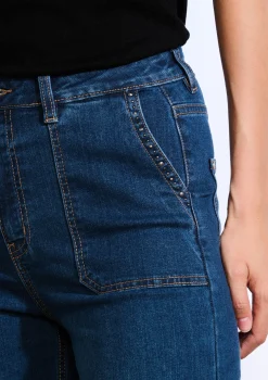 LolaLiza Wijde jeans met zakdetails- Jeans