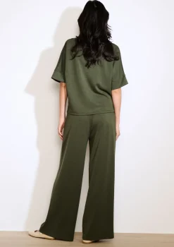 LolaLiza Wijde jersey broek- Loungewear|Broeken