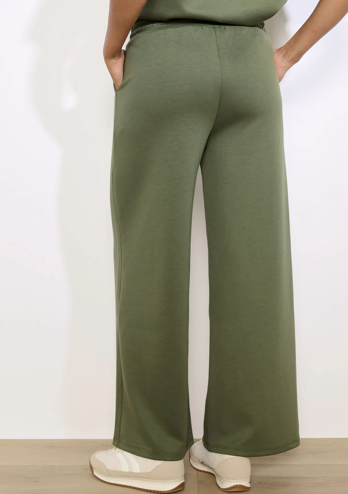 LolaLiza Wijde jersey broek- Loungewear|Co-Ord Sets