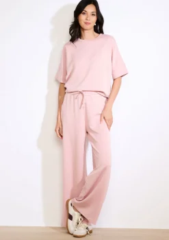 LolaLiza Wijde jersey broek- Loungewear|Broeken