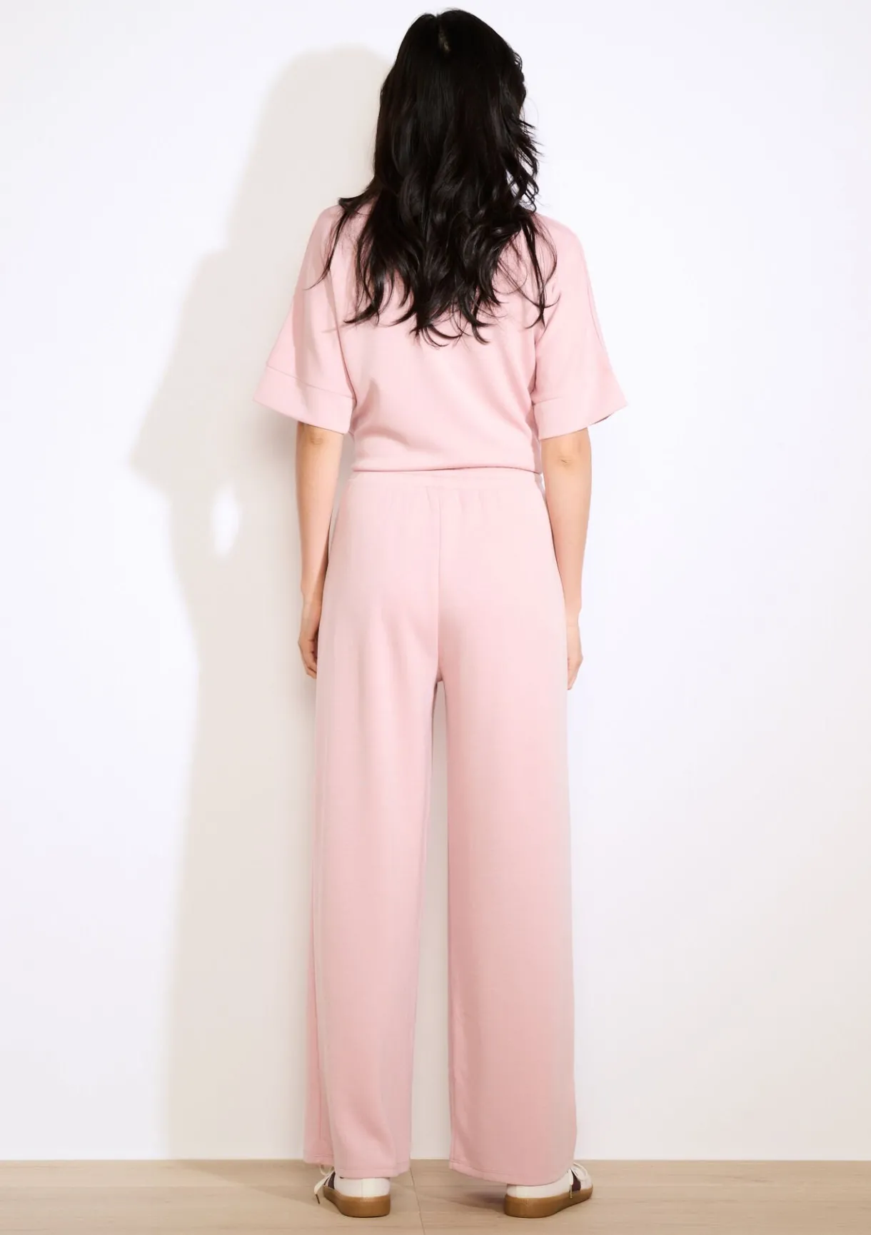 LolaLiza Wijde jersey broek- Loungewear|Broeken