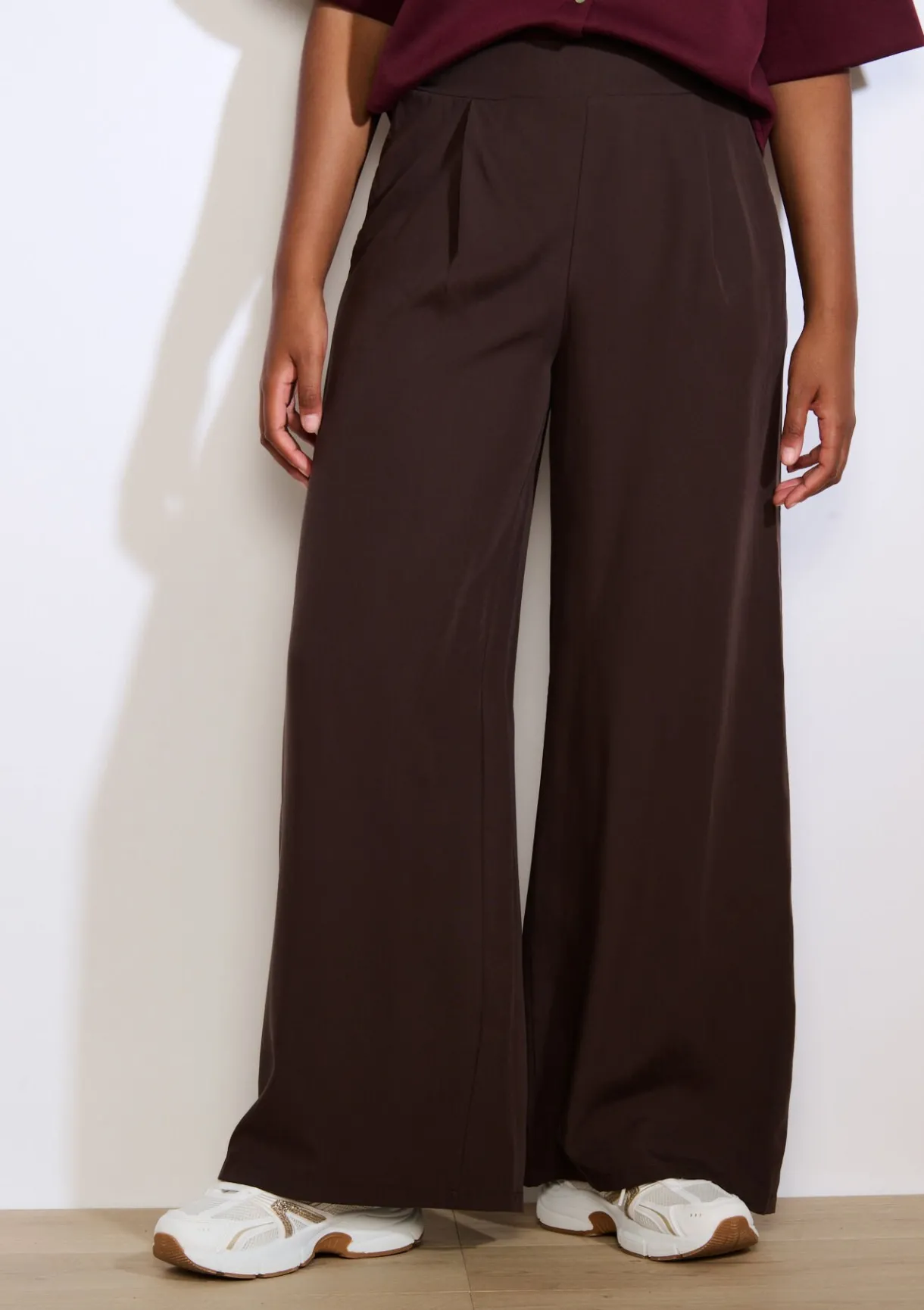 LolaLiza Wijde soepele broek- Broeken