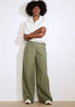 LolaLiza Wijde soepele broek- Broeken