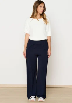 LolaLiza Wijde vloeiende broek- Broeken