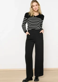 LolaLiza Wijde vloeiende broek- Broeken