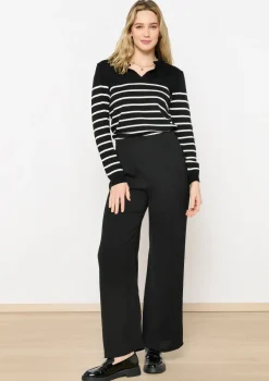 LolaLiza Wijde vloeiende broek- Broeken