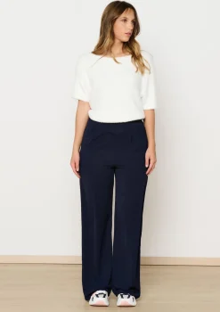 LolaLiza Wijde vloeiende broek- Broeken