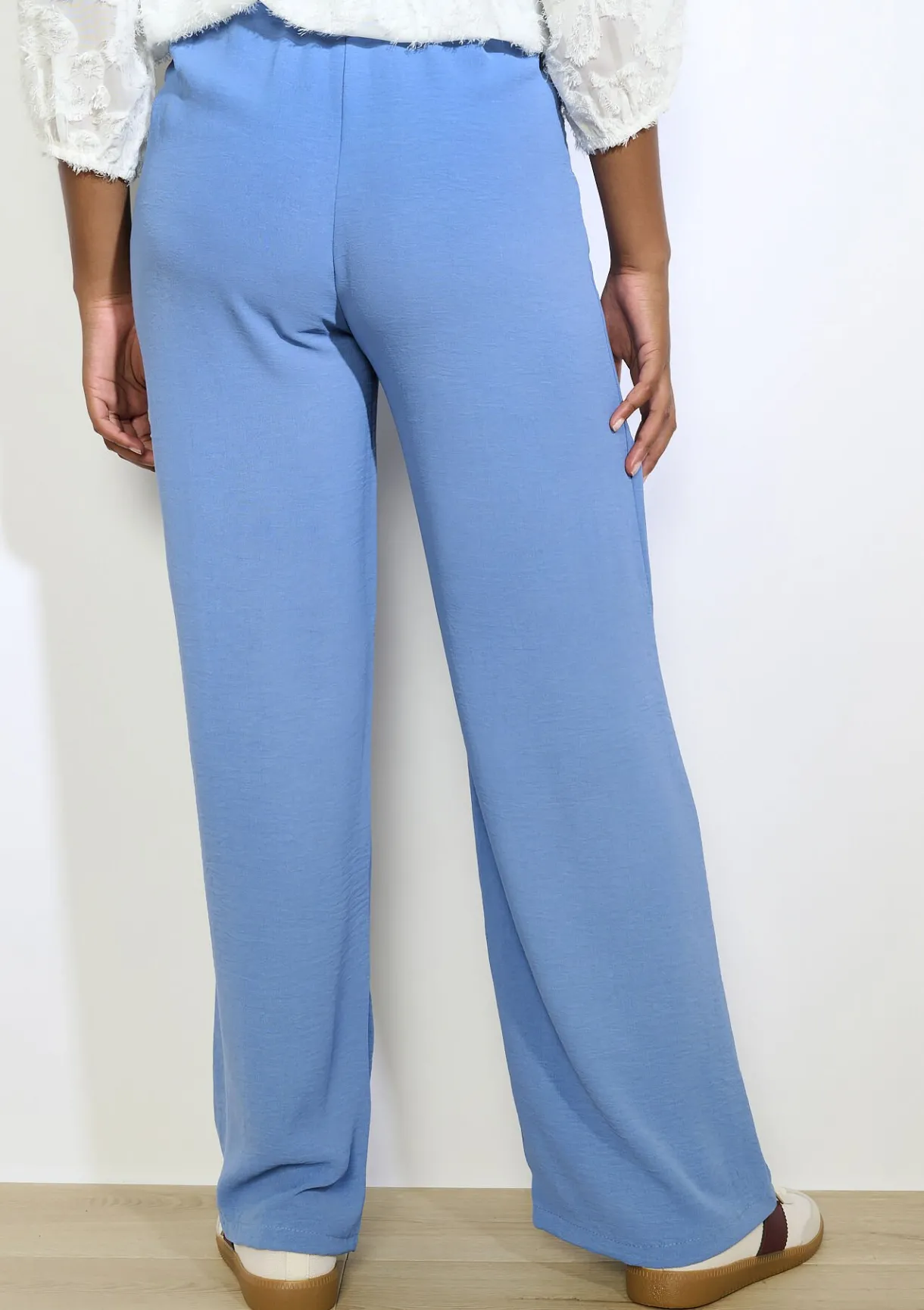 LolaLiza Wijde vloeiende broek- Broeken