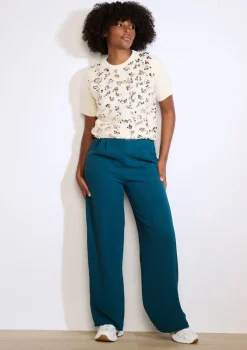 LolaLiza Wijde vloeiende broek- Broeken