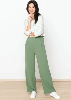 LolaLiza Wijde vloeiende broek- Broeken