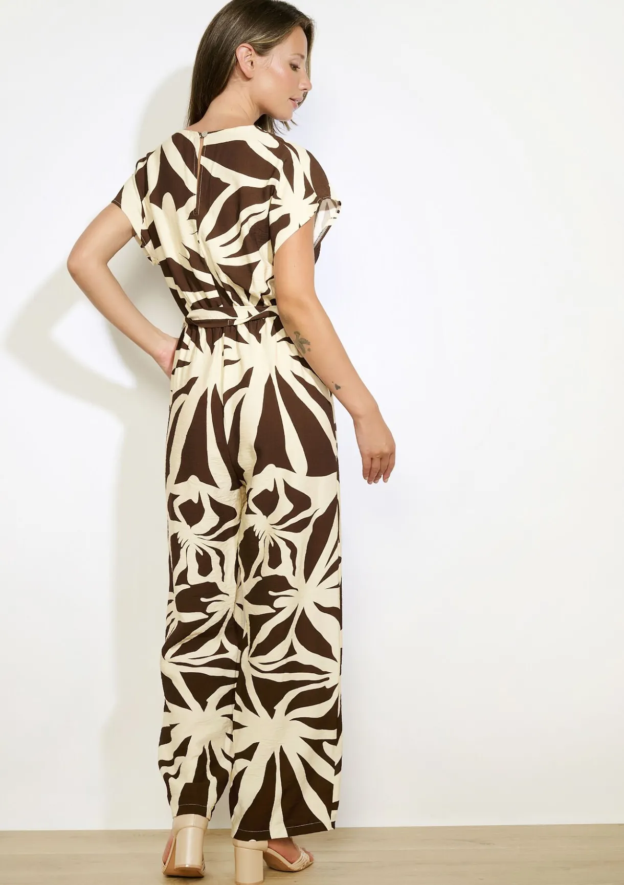 LolaLiza Wikkel jumpsuit met print- Jumpsuits