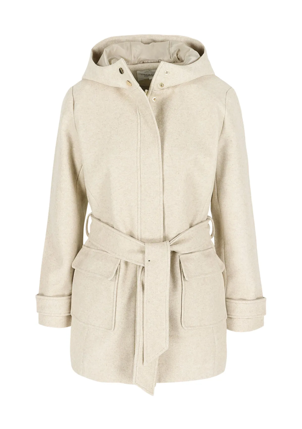 LolaLiza Wollen mantel met ceintuur- Mantels En Jassen