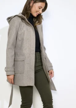 LolaLiza Wollen mantel met ceintuur- Mantels En Jassen