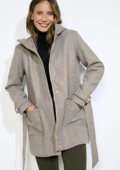 LolaLiza Wollen mantel met ceintuur- Mantels En Jassen