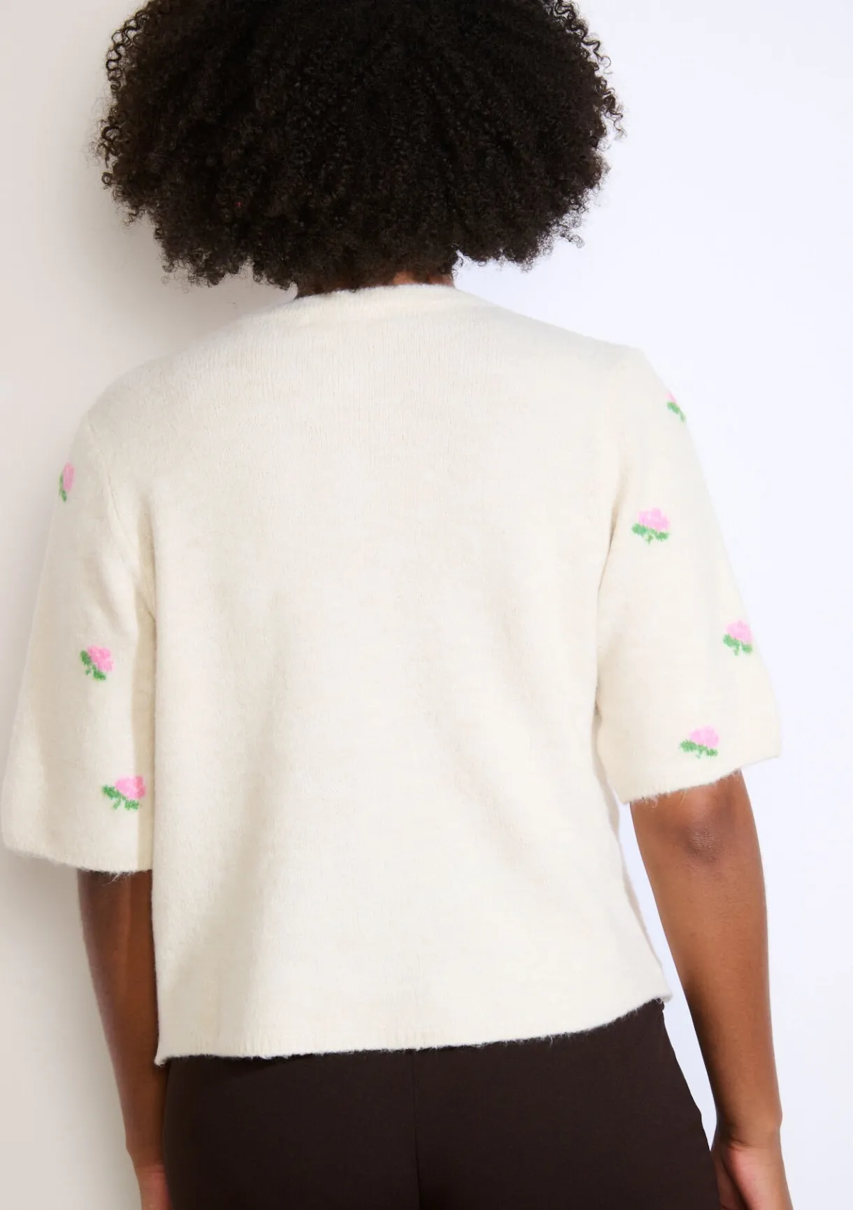 LolaLiza Zacht bloemenvest- Truien En Cardigans