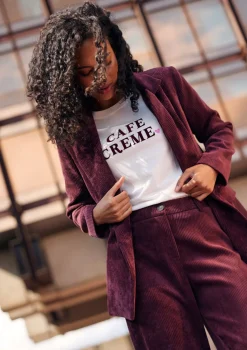 LolaLiza Zacht tekst T-shirt- Tops En T-Shirts