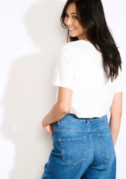 LolaLiza Zacht tekst T-shirt- Tops En T-Shirts